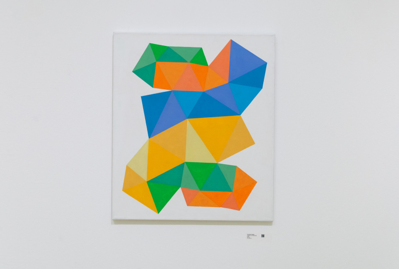 Mensajes 2022, exposición de Cornelia Vargas Polígono en 3 tamaños, Mensajes 2022, Cornelia Vargas